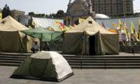 Жители Майдана все-таки пообещали столичным властям, что освободят проезжую часть Крещатика